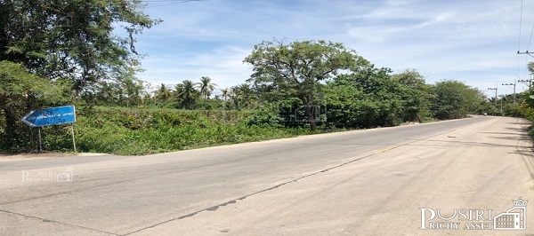 ที่สวย 10 ไร่เศษ หน้ากว้าง 148 ม. ติดถนน 3 ด้าน รถเทรลเลอร์ลุยสบาย ใกล้นิคมสมุทรสาคร พระราม 2