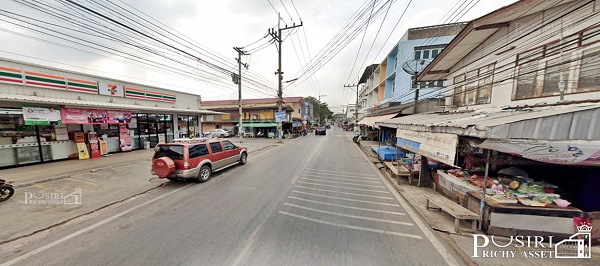 ที่สวย 5 ไร่ สร้างโรงงานใหญ่ได้ถึง 5,000 ตร.ม. อย่างลงตัว พร้อมระบายน้ำลงคลองด้านหลังได้ ใกล้ ถ.พระราม 2 และอีก 2 ถนนหลัก