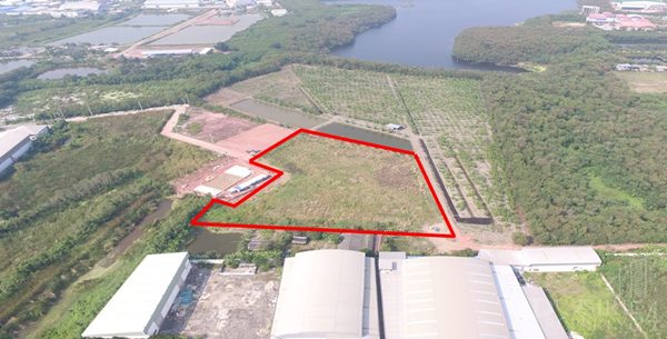 ขายที่พร้อมใบ รง.4 โรงงานพลาสติก เนื้อที่ 6 ไร่เศษ ใกล้เอกชัย ถมพร้อมใช้ ขายไม่แพง ถนนดี และเป็นส่วนตัว – ขายที่ดินสมุทรสาคร - KK2270S