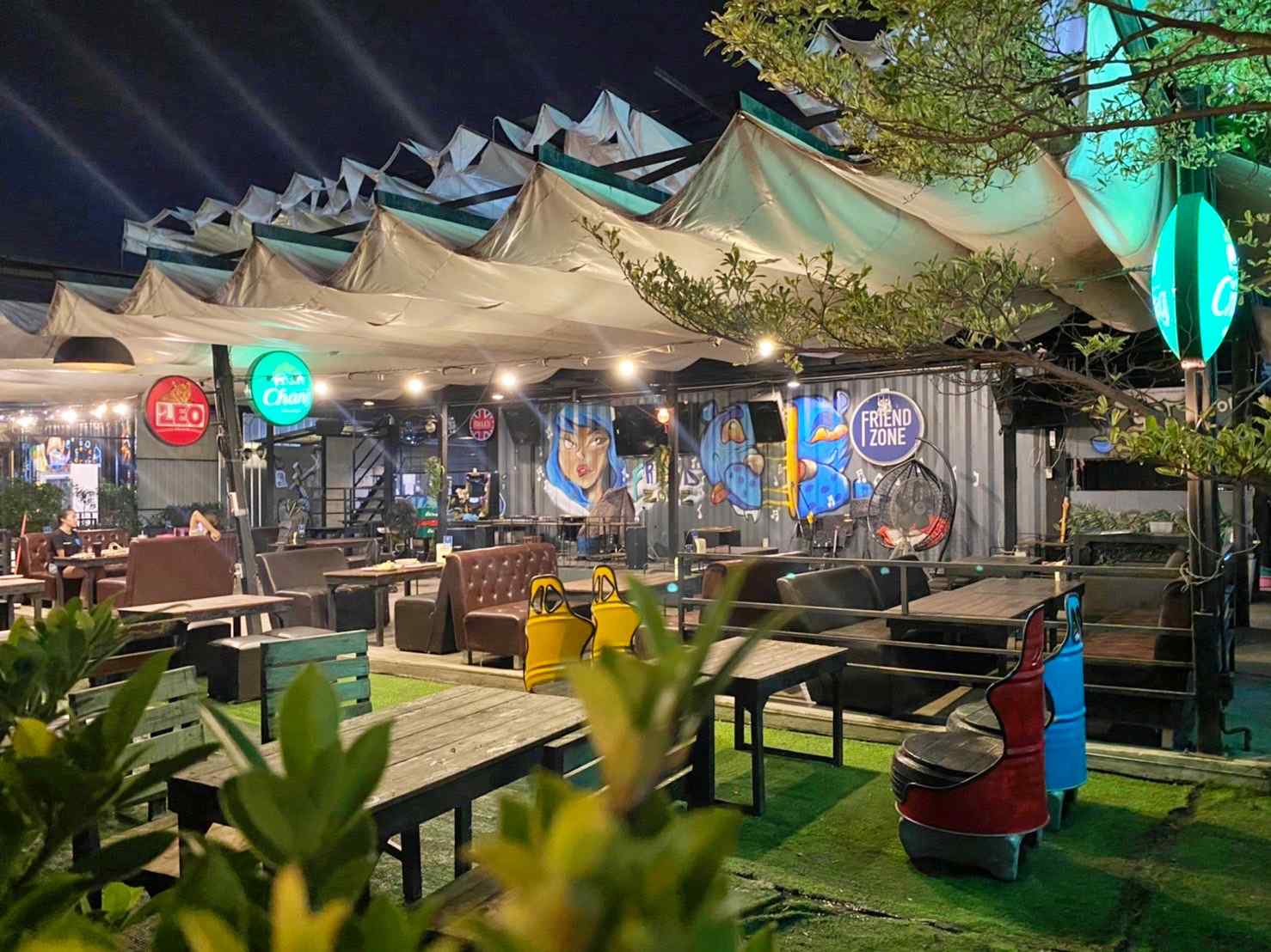 เซ้งด่วน‼️ ร้านอาหาร  นั่งชิล @อยู่หนามแดง สมุทรปราการ ( ตลาดเสรีมาเก็ต) 