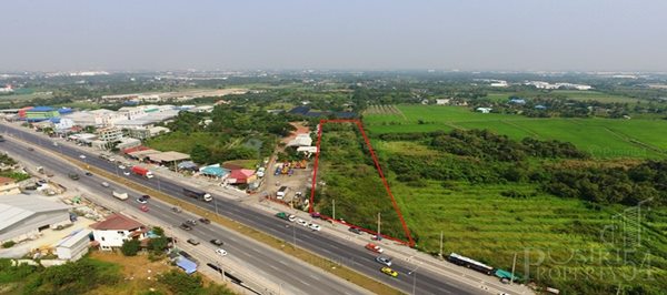 ความเจริญบน ถนนพุทธสาคร ที่ดินเกือบ 6 ไร่ ทำเลทอง อนาคตใกล้เส้นตัดใหม่ กัลปพฤกษ์-พุทธสาคร จัดสรรใช้งานง่าย ได้มูลค่าเพิ่มจากที่หน้ากว้าง 39 เมตร - KK0141S