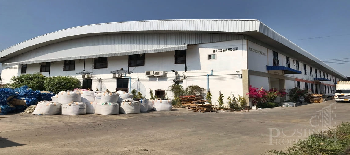 โรงงาน 10 ไร่ จอดรถได้มาก ครบครันสิ่งอำนวยความสะดวก ใกล้บางเลน ดอนตูม