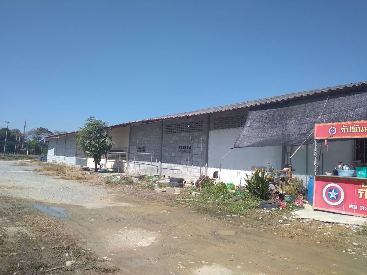 ให้เช่าโกดังด่วน พิ้นที่1ไร่กว่า อยู่ติดถนนใหญ่ ตัวโกดังกว้าง15x20เมตร จอดรถได้สะดวก อยู่ อ.บางเลน จ.นครปฐม ให้เช่า 29,000 /เดือน