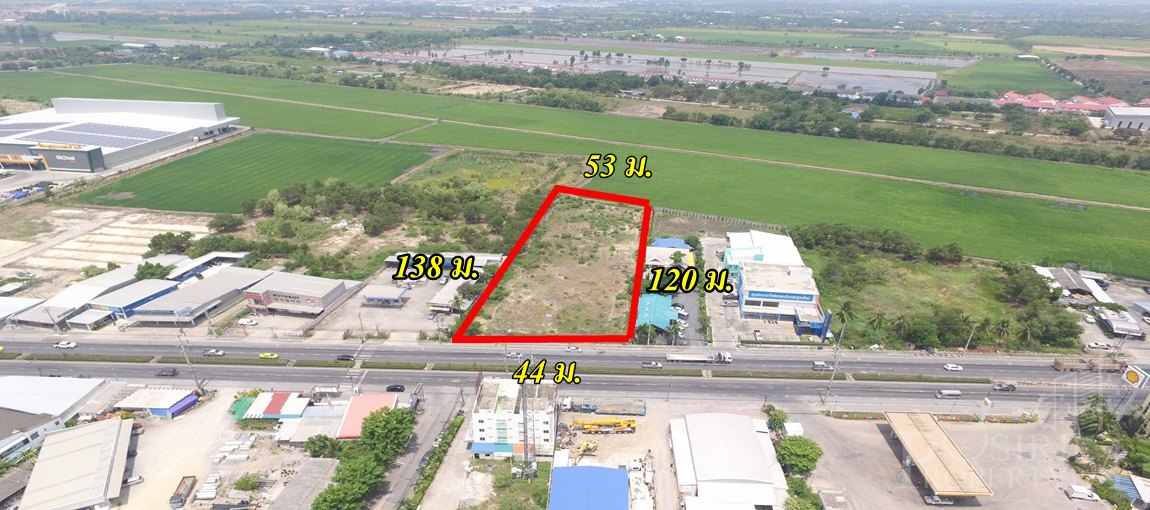 ที่ดิน 3ไร่ 300วา ถมพร้อมใช้ ใกล้ความเจริญ แมคโคร โกลบอลเฮ้าส์  และ ธุรกิจกลางปทุม – ขายที่ดินปทุมธานี - KK2086S