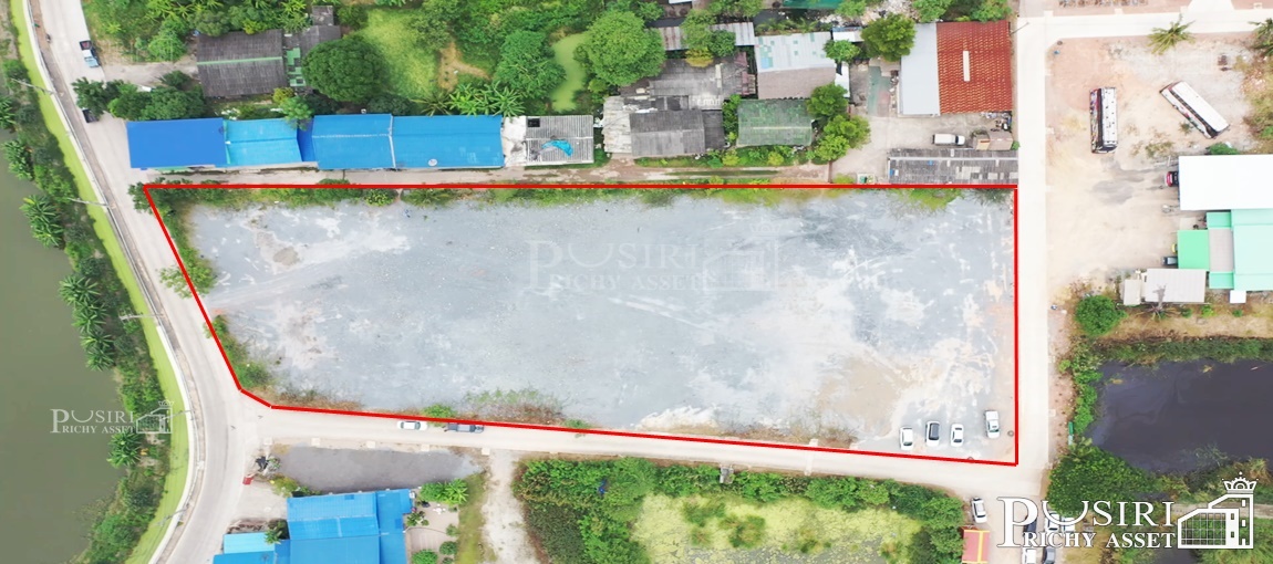 ที่สร้างโรงงาน 1-3.5 ไร่ ถมพร้อม รูปทรงสวย ติดถนน 3 ด้าน เดินทางสะดวกใกล้ถนนเศรษฐกิจ เชื่อมต่อคลองสี่วา-เอกชัย