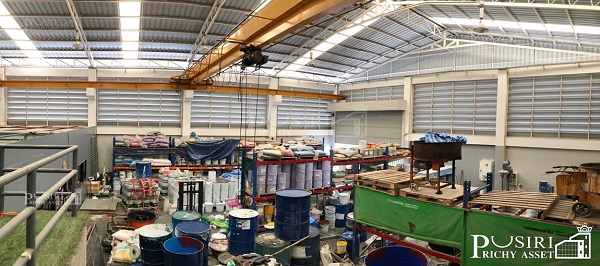 โรงงาน 151.9 วา พร้อมเครน 2 ตัน ห้องพักคนงาน และพื้นที่ด้านข้างที่สามารถต่อเติมได้ ซ.ท่าข้าม 16