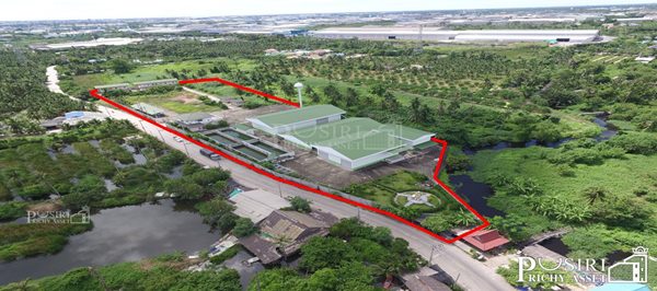 ขายโรงงาน 6ไร่ 3งาน สำหรับที่ดินแปลงสวยหน้ากว้าง 200 กว่าเมตร ติดถนนใกล้พระราม 2  - KK2151S