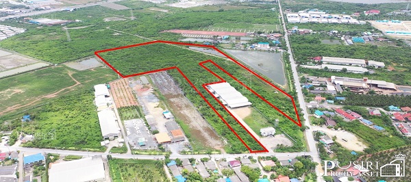 สุดยอดทำเลศักยภาพ ที่สวย 58 ไร่ ใกล้พระราม 2 สีม่วงแท้ 100% เหมาะทำโรงงาน โกดัง ศูนย์กระจายสินค้า