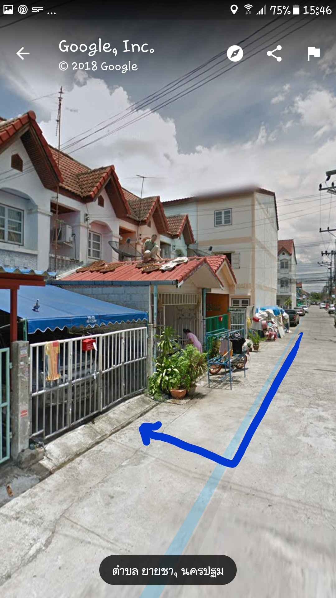 ขายถูก ทาวน์เฮ้าส์3 ชั้น 18ตรว. หมู่บ้านสวนทิพย์ สามพราน