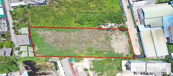 ที่สวย 3.5 ไร่ พื้นที่สีม่วง สร้างโรงงานได้ทุกประเภท ถมพร้อมใช้ พร้อมรั้ว 50% เทรลเลอร์สบาย