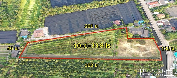 ขายที่ 10 ไร่เศษ ใกล้ ถ. ตัดใหม่พรานนก - สาย 4 ร่มรื่น ด้านหน้าติดคลองกว้างๆรับลมตลอดปี รถยนต์เข้าออกสบาย เพียง 1.7 กม. ถ. สาย 4 KK4330S