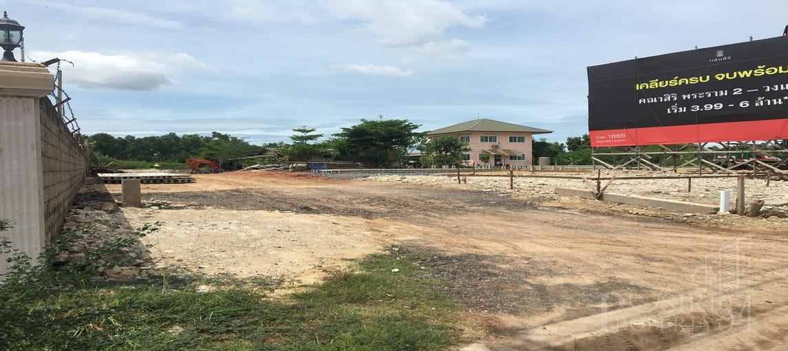 ขายที่ 10ไร่ ถมพร้อมใช้ เดินทาง สะดวกบนถนน 4 เลนส์ ใกล้พระราม 2 เพียง 3 กม. - KK3182S