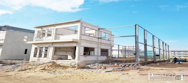 โรงงานโมเดิร์น ขนาดกระทัดรัด ราคาพิเศษ พร้อมออฟฟิต 2 ชั้น พื้นที่ 554 ตร.ม. มี 2 หลัง ใกล้ ถ. เศรษฐกิจ 1