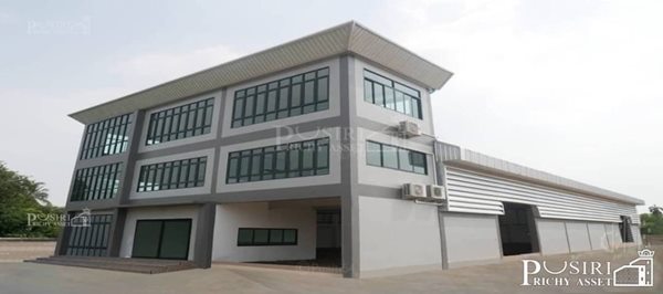 ขายโรงงานสวยสไตล์โมเดิร์น 1ไร่ เงียบสงบอยู่หลังสุดท้าย บรรยากาศดี ด้านข้างติดคลอง พร้อมเขื่อนและรั้วคอนกรีต เดินทางสะดวกใกล้ทั้ง ถ.เศรษฐกิจ และ สายใยรัก - KK3241S