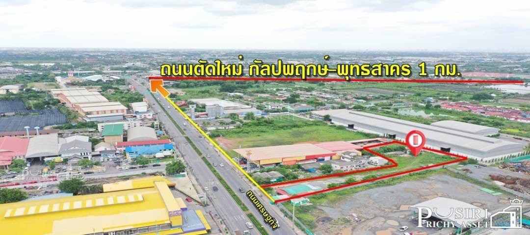ขายที่ดิน ถมแล้ว ทำเลสุดปัง ระดับ 5 ดาว เนื้อที่ 983.1 ตารางวา ติดถนนเศรษฐกิจ ใกล้ถนนตัดใหม่ กัลปพฤกษ์ ในราคาคุ้มค่า 