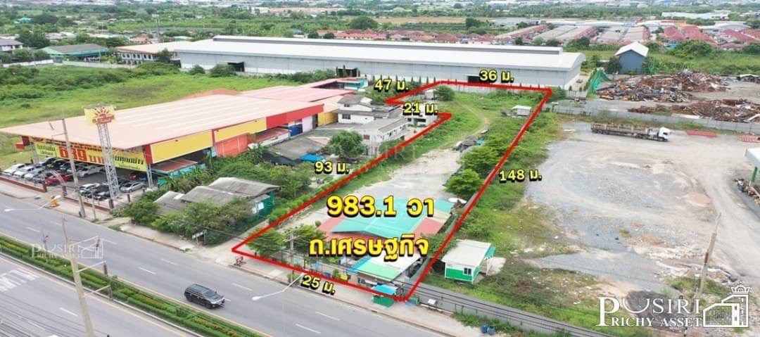 ขายที่ดิน ถมแล้ว ทำเลสุดปัง ระดับ 5 ดาว เนื้อที่ 983.1 ตารางวา ติดถนนเศรษฐกิจ ใกล้ถนนตัดใหม่ กัลปพฤกษ์ ในราคาคุ้มค่า 