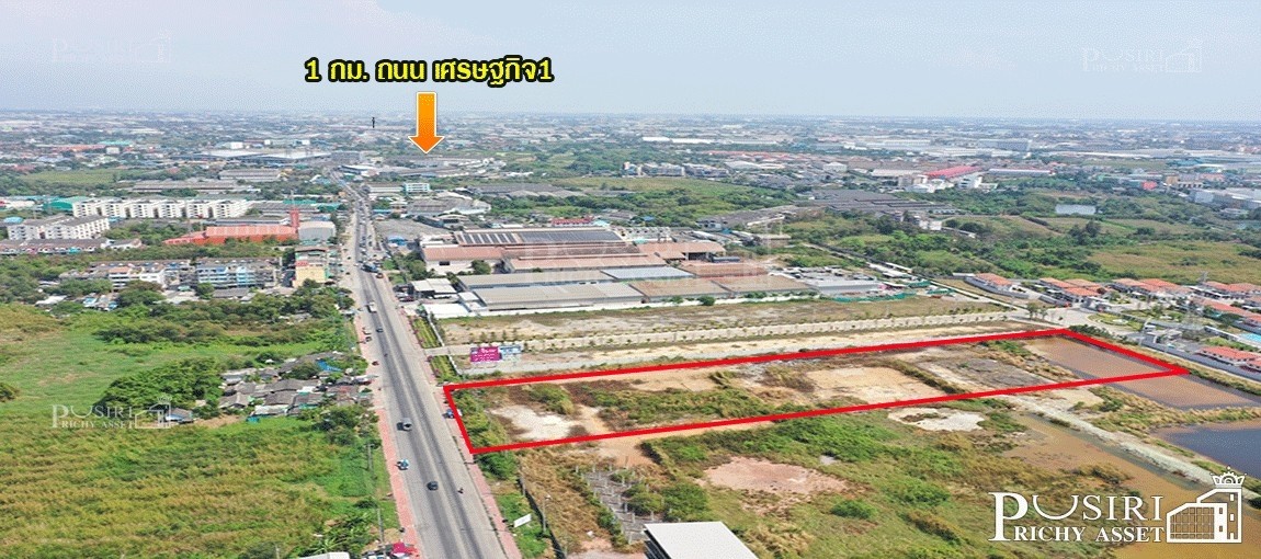 ขายที่สวยสร้างโรงงาน 10.5 ไร่ ติด ถ. บางปลา สร้างได้กว่า 10,000 ตร.ม. รถทุกประเภท เดินทางสะดวก  KK1813S