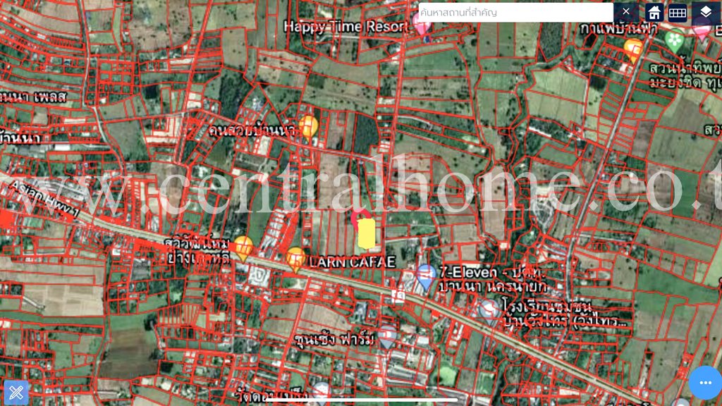 ที่ดินเปล่า 2 ไร่ อำเภอบ้านนา จังหวัดนครนายก