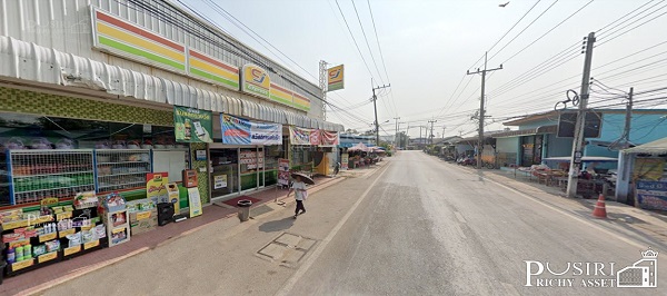 ที่สวย 5 ไร่ สร้างโรงงานใหญ่ได้ถึง 5,000 ตร.ม. พร้อมระบายน้ำลงคลองด้านหลัง และใกล้ ถ.พระราม 2 และอีก 2 ถนนหลัก