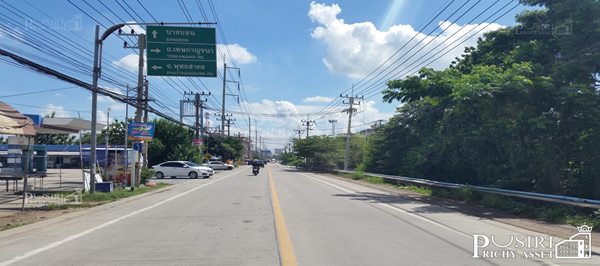 ขายที่อนาคตดี 10ไร่ ในราคาโปรโมชั่น ใกล้กับแนวขยายเส้นกัลปพฤกษ์ ติด ถ.เลียบคลองหมื่นปรารมย์ - บางบอน 5 - ขายที่ดินสมุทรสาคร - KK2174S