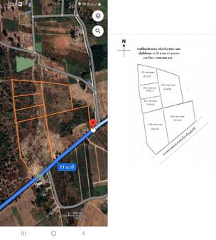 ขาย ที่ดินแปลงใหญ่ สำหรับจัดสรรค์ ทำเลทอง ตำบลทับใต้