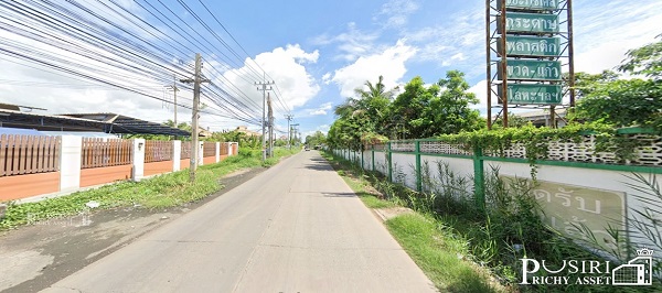 ขยายโรงงานใหม่ได้ทันที ที่ถมแล้วเกือบ 5 ไร่ ทำเลดีเดินทางสะดวกใกล้ถนนเศรษฐกิจ 1.2 กม. เชื่อมต่อถนนพระราม 2