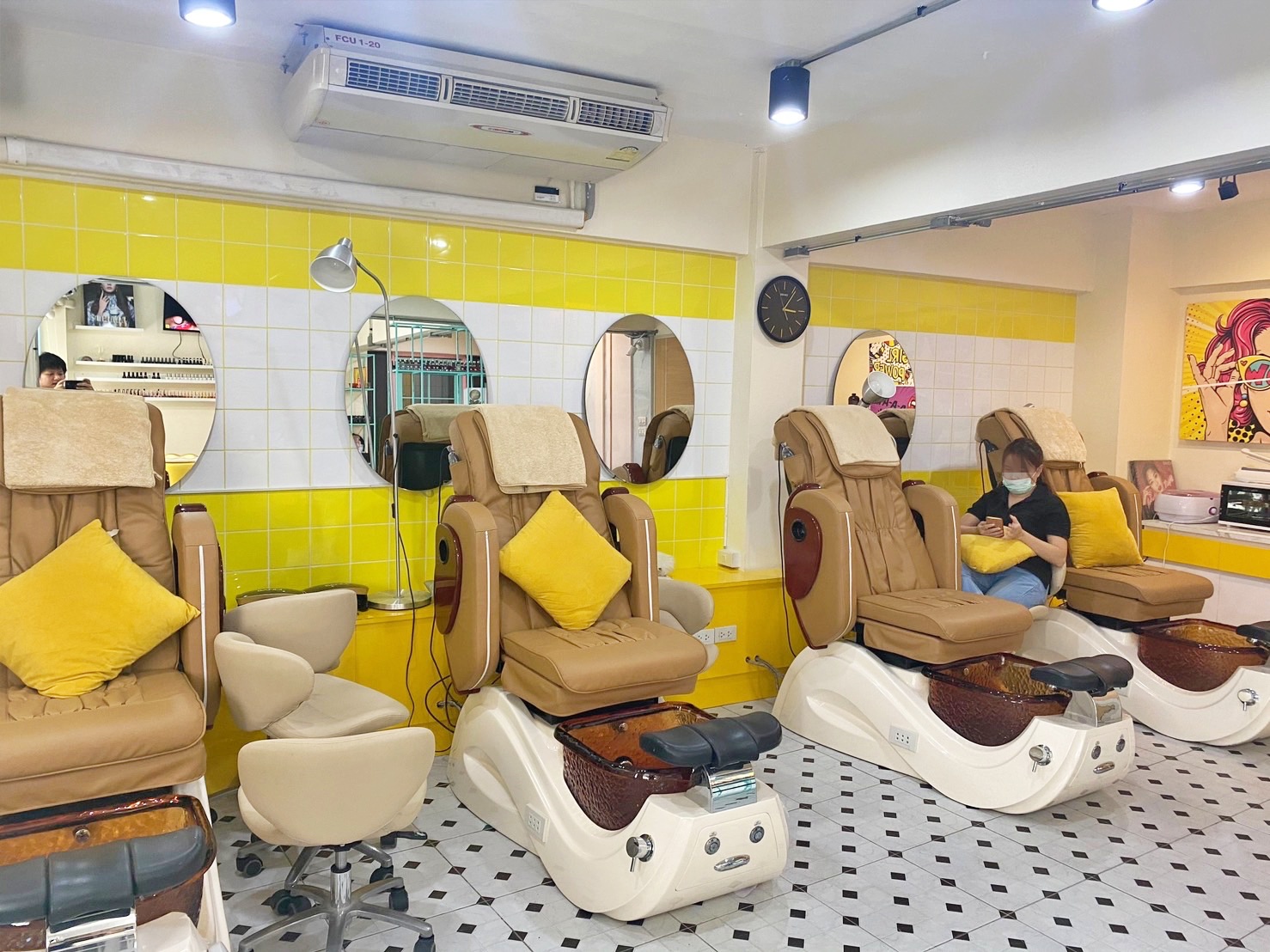 เซ้งด่วน‼️ ร้านทำเล็บ+ทำผม #ใหญ่ที่สุดในห้วยขวาง #สี่แยกห้วยขวาง