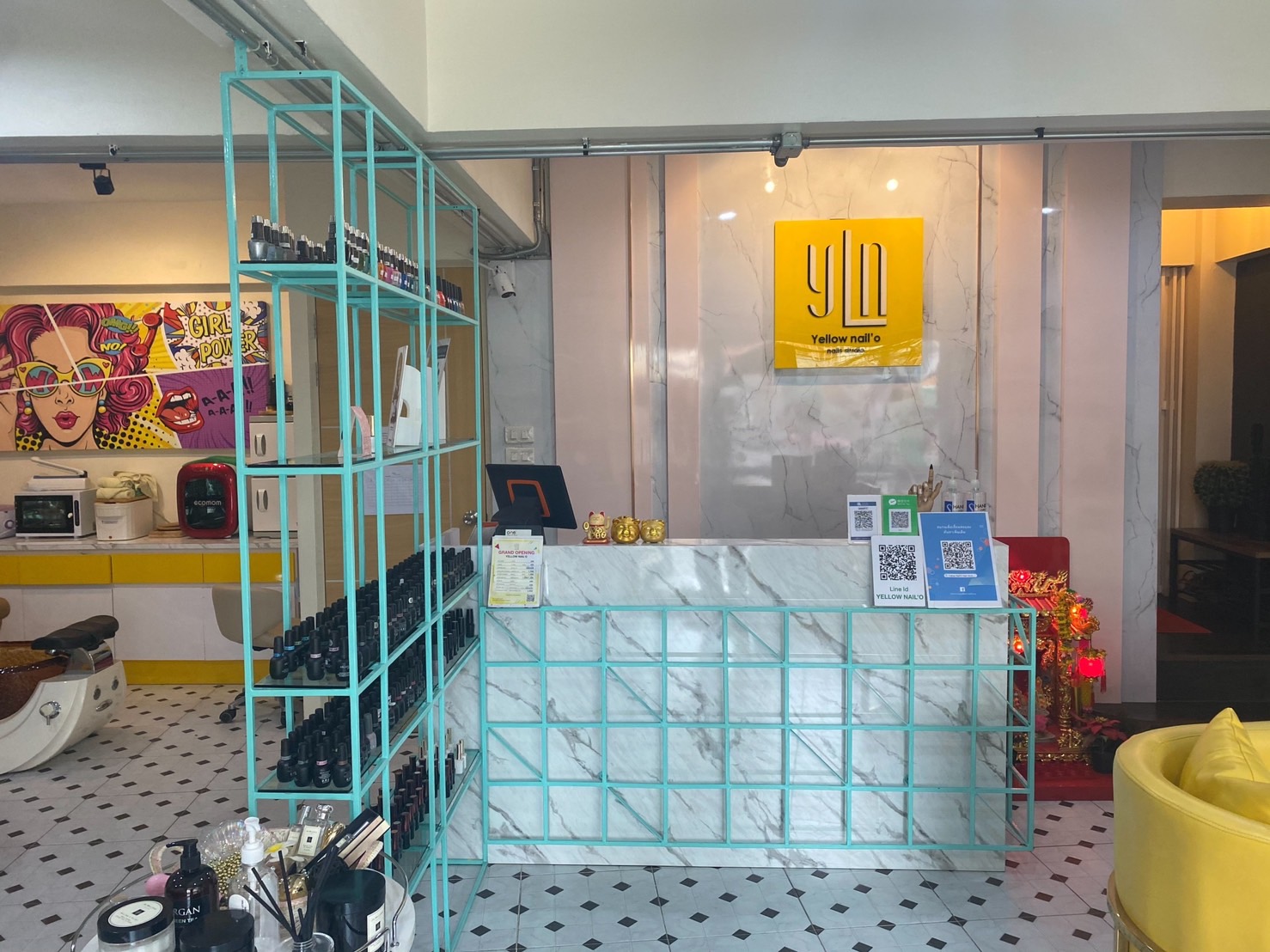 เซ้งด่วน‼️ ร้านทำเล็บ+ทำผม #ใหญ่ที่สุดในห้วยขวาง #สี่แยกห้วยขวาง