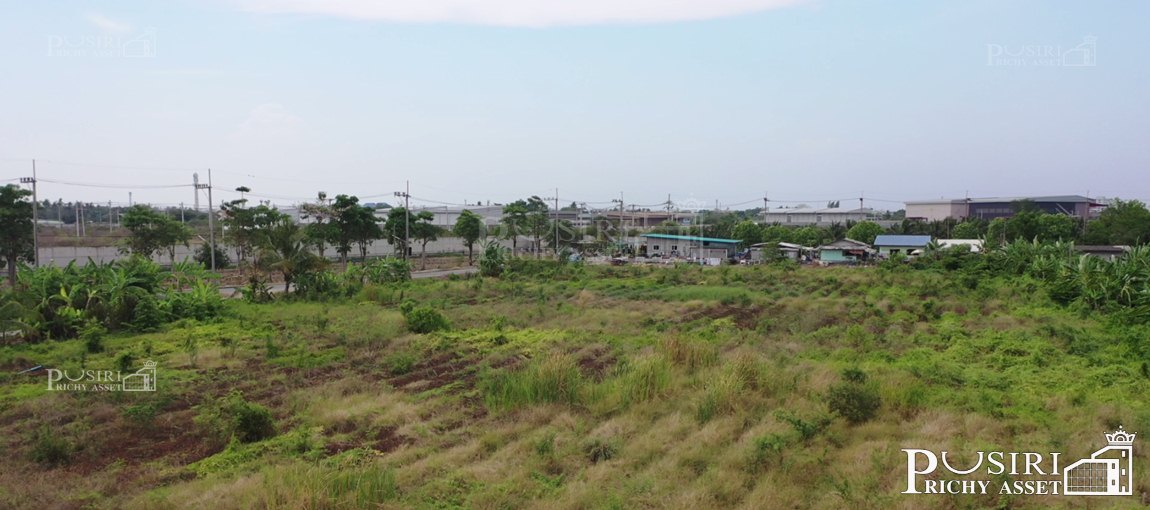 ที่สร้างโรงงานเกือบ 11 ไร่ หน้ากว้างอลังการ 225 เมตร สาธารณูปโภคครบ ใกล้ อบต.ดอนไก่ดี 