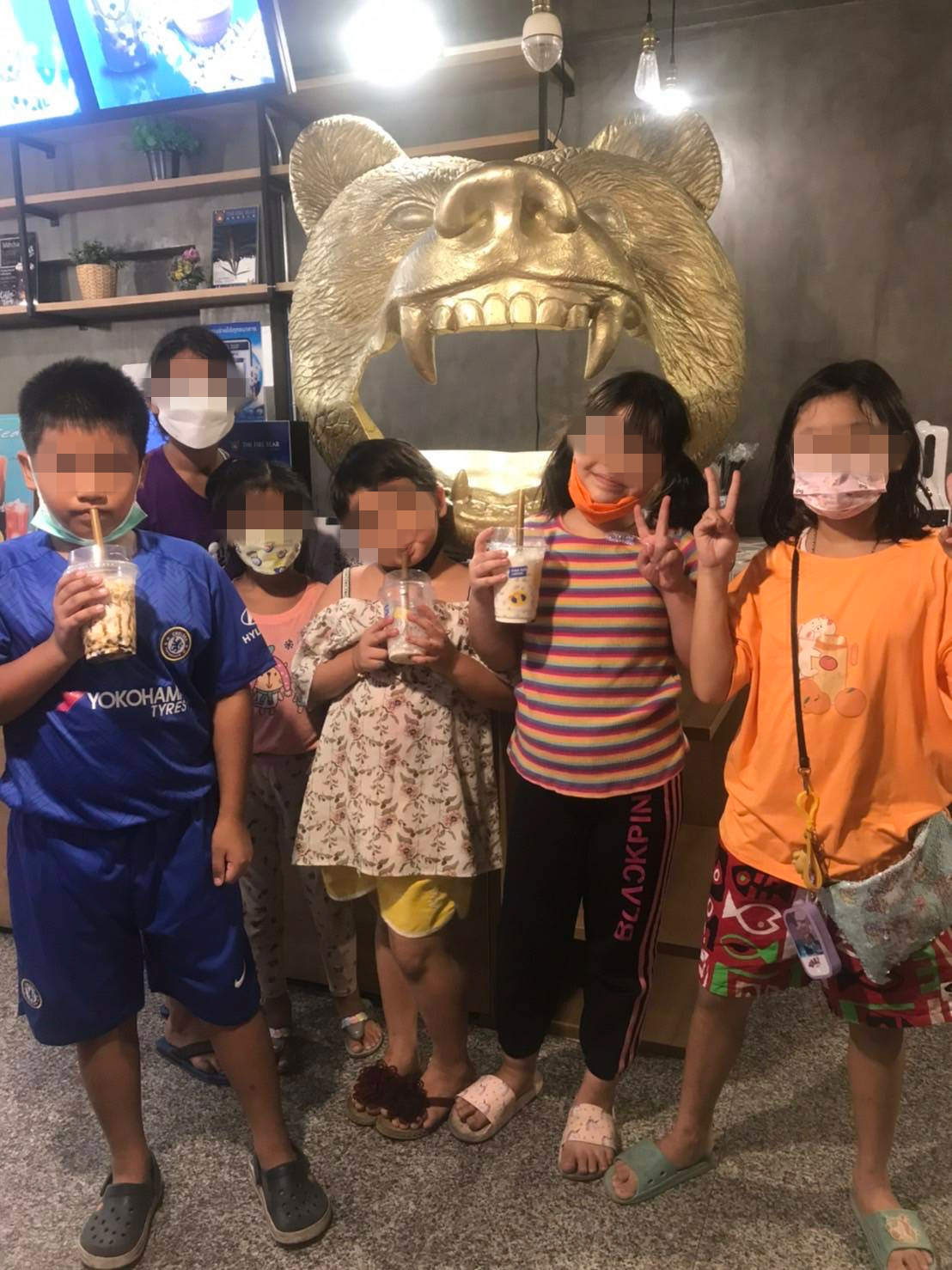 เซ้ง‼️ ร้านชานมหมีพ่นไฟ #ใกล้BTSอุดมสุข #ใกล้ออฟฟิต @บางนา กทม