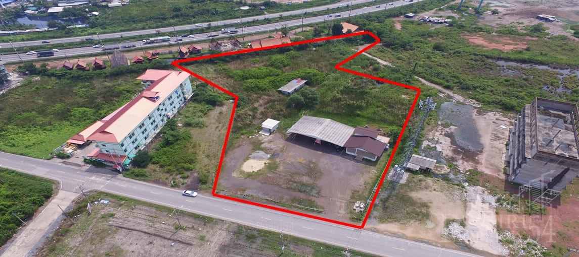 ขายที่7ไร่เศษ ถมเต็มพร้อมใช้ แถม บ้านพักอาศัย 480 ตร.ม.  ใกล้พระราม 2 เพียง 350 ม. ใน ราคาลดพิเศษ - KK3211S