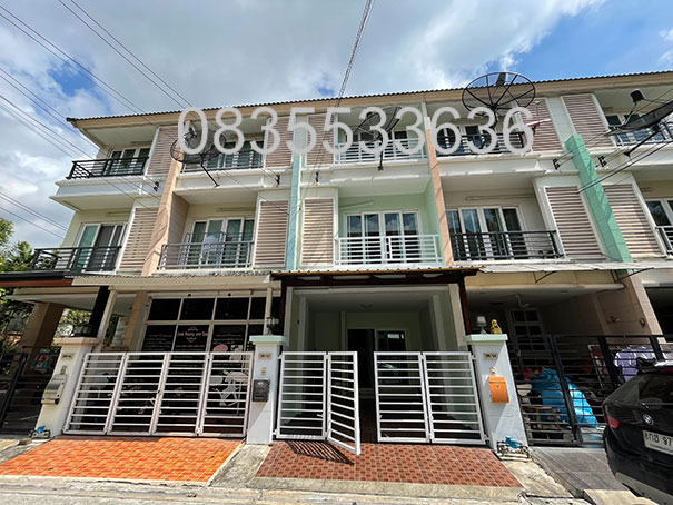 เช่าทาวน์เฮ้าส์ 3ชั้น คาซ่า ซิตี้ นวลจันทร์2, ,, 3ห้องนอน, 3ห้องน้ำ โทร. 0835533636