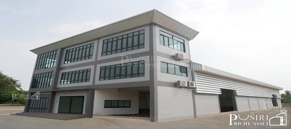 ขาย โรงงานสวยสไตล์โมเดิร์น 1ไร่ เงียบสงบ อยู่หลังสุดท้าย บรรยากาศดีด้านข้างติดคลอง พร้อมเขื่อนและรั้วคอนกรีต เดินทางสะดวกใกล้ทั้ง ถ.เศรษฐกิจ และ สายใยรัก - KK3241S