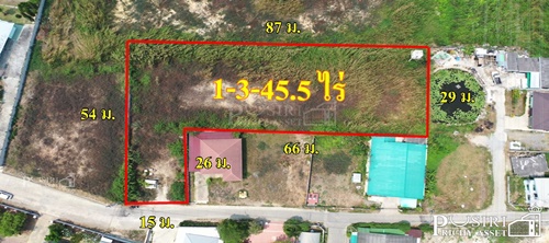 ประหยัดเงินและเวลา กับที่ขนาด 745.5 วา ถมพร้อม+ล้อมรั้ว ใกล้ ถ.เพชรเกษม ตัวเมืองนครปฐม – ขายที่ดินนครปฐม - KK2311S
