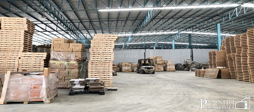 ให้เช่าโกดังสภาพใหม่ ขนาด1,640 ตร.ม. ใช้รถเทรลเลอร์ได้สบาย ในราคาพิเศษ 75 บาท/ตร.ม. 