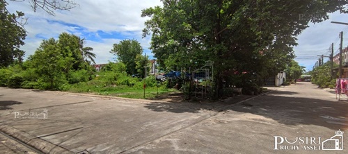 ที่สวย ปลูกบ้าน/โกดังขนาดเล็ก  ขนาด 186.6 วา สะดวกติดถนน 3 ด้าน ในซอยค่ายกำแพงเพชร ใกล้เศรษฐกิจ และ พุทธสาคร