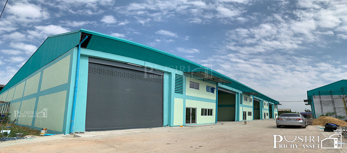 ให้เช่าโกดังใหม่ 480 ตร.ม. มี 6 หลัง พร้อมออฟฟิต 2 ชั้น เดินทางสะดวก 