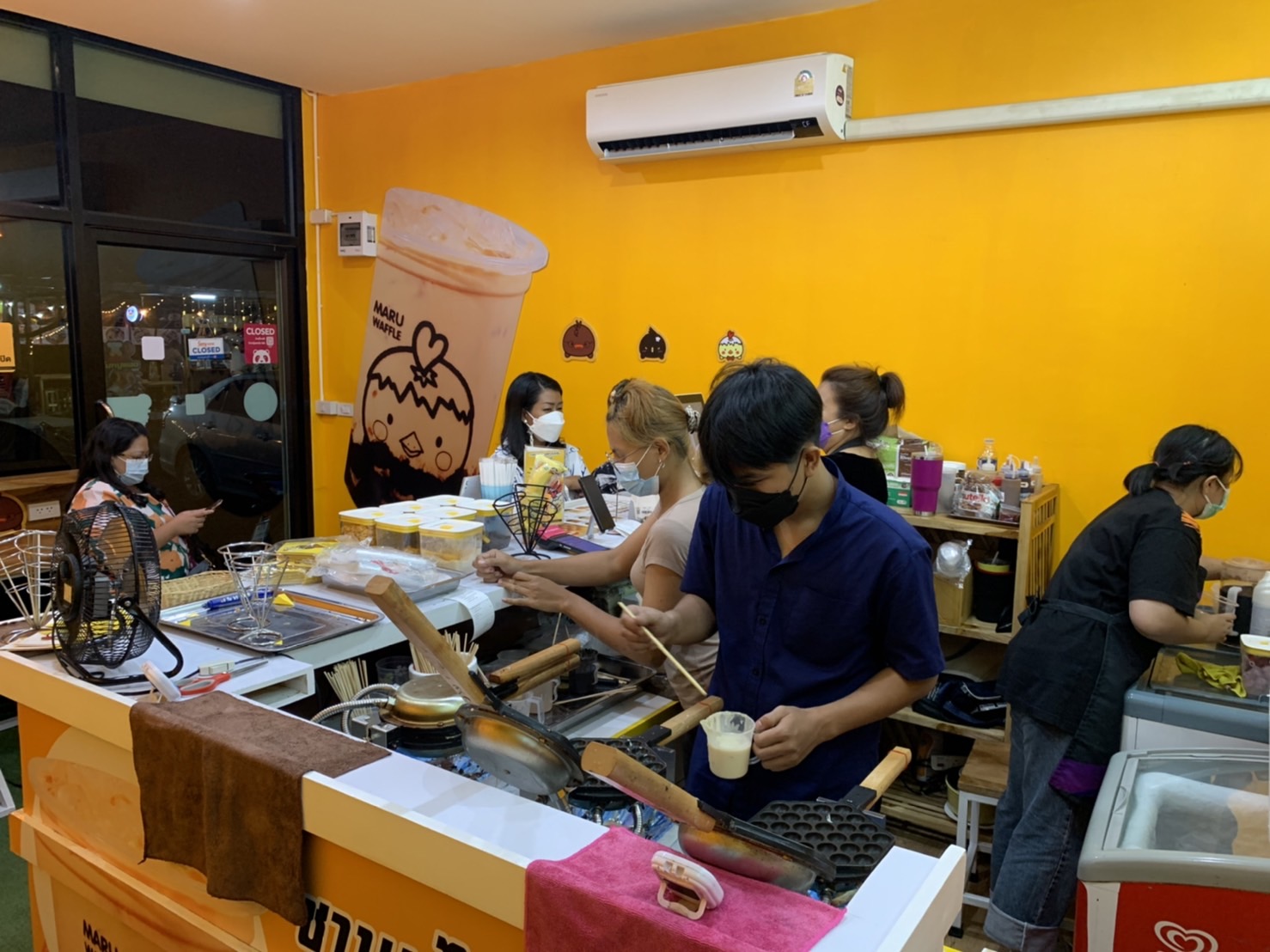 เซ้งกิจการ ร้านมารุวาฟเฟิล สาขาวัชรพล-บางเขน พร้อมอุปกรณ์