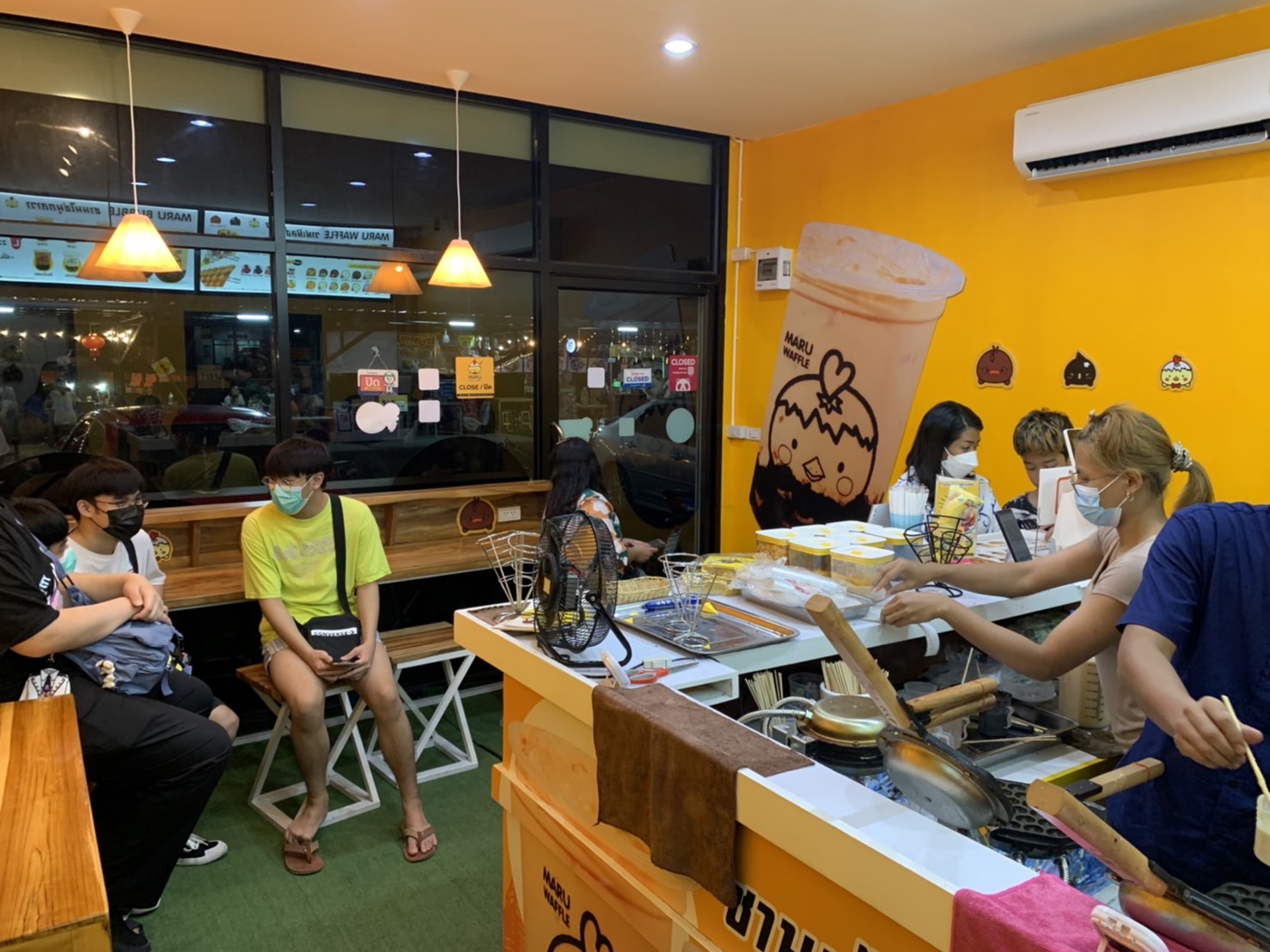 เซ้งกิจการ ร้านมารุวาฟเฟิล สาขาวัชรพล-บางเขน พร้อมอุปกรณ์