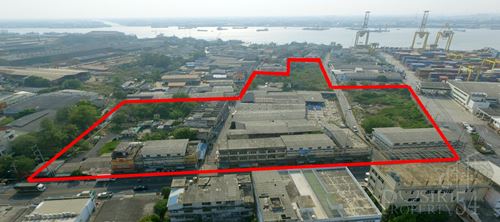 ขายถูกมากที่ดิน 19-371.3 ไร่ ติดถนน ท้ายบ้านยาวตลอดแนว เพียง ตารางวาละ 38,000 บาท แถมฟรี อาคารพาณิชย์และโรงงานเล็กด้านหลัง – ขายที่ดินสมุทรปราการ - KK1719S