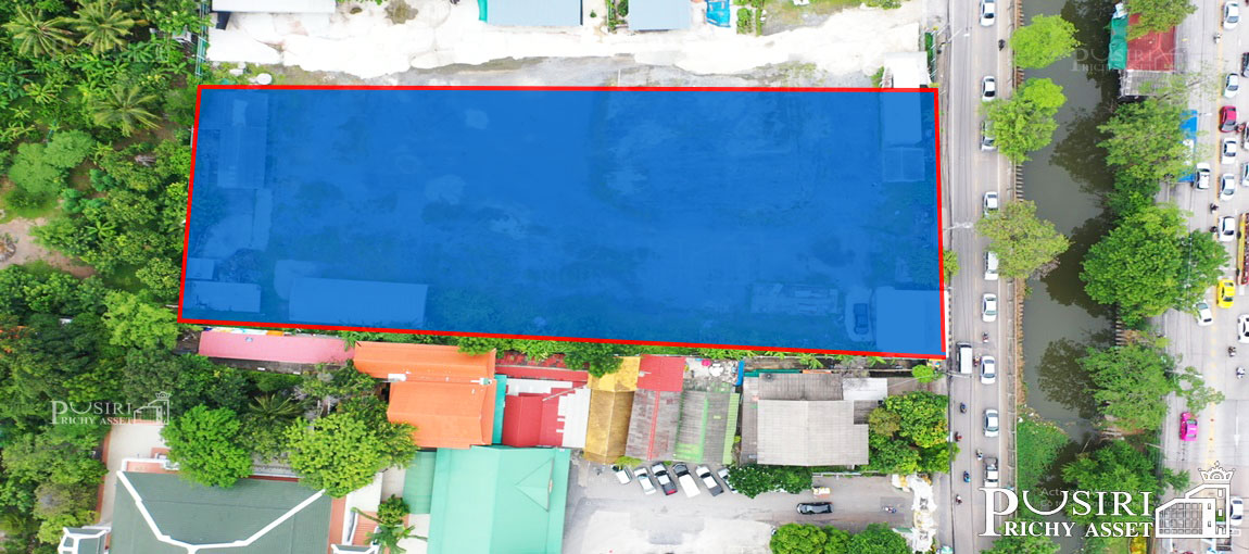 ที่สวยถมแล้ว 3 ไร่ ใกล้รถไฟฟ้าสายสีม่วง เพียง 1.8 กม. กลางใจเมืองนนทบุรี  KK3647S