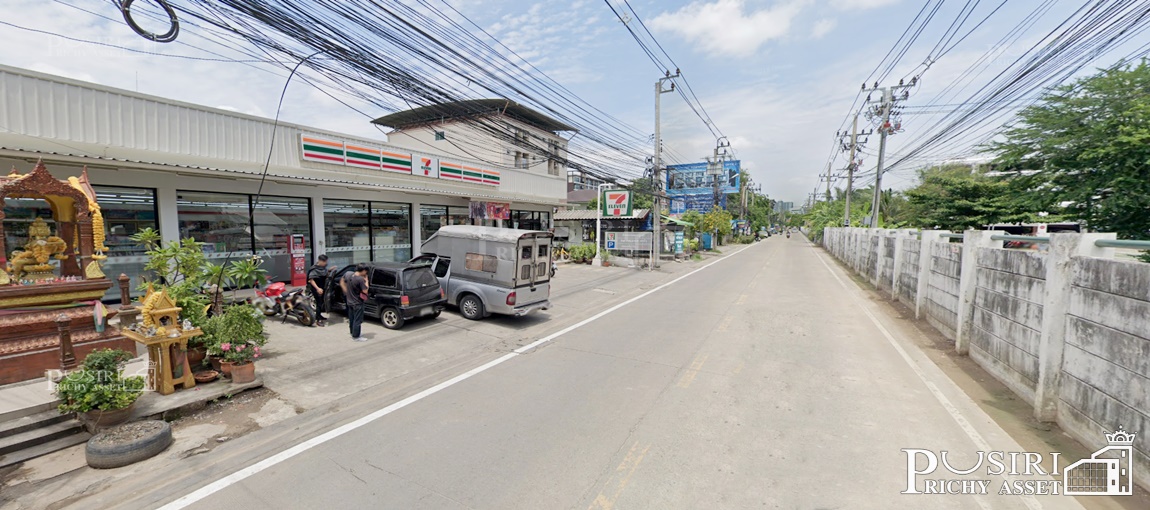 ที่สวยถมแล้ว 3 ไร่ ใกล้รถไฟฟ้าสายสีม่วง เพียง 1.8 กม. กลางใจเมืองนนทบุรี  KK3647S