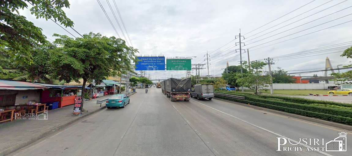 ที่ 450 วา สีม่วงแท้ 100 % ใจกลางสุขสวัสดิ์ 51 สร้างโรงงานได้ทุกประเภท เดินทางสะดวกใกล้วงแหวน 
