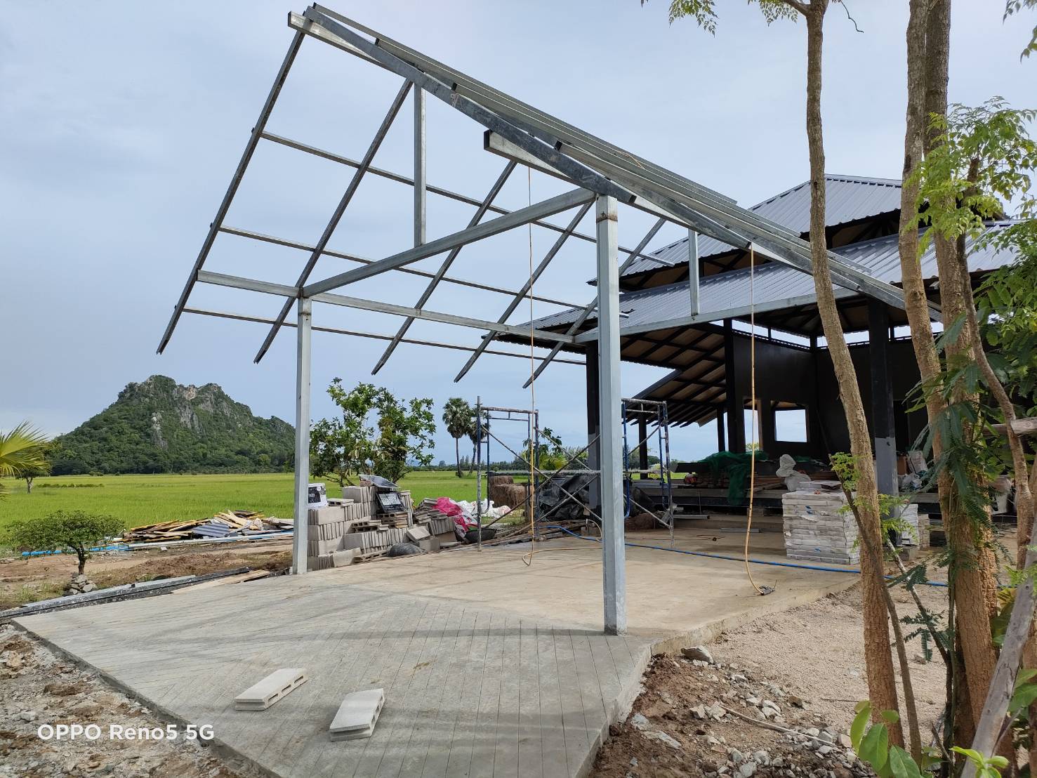 ขายที่ดิน 7 ไร่ พร้อมบ้านกำลังก่อสร้าง อำเภอท่ายาง เพชรบุรี 