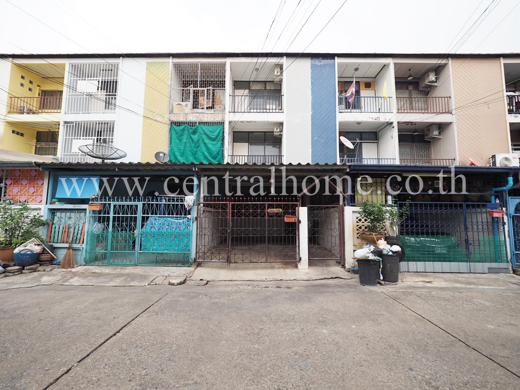 ขายทาวน์โฮม 3 ชั้น หมู่บ้าน เสริมสิน ซอยสะพานขวา ถนนประชาราษฏร์สาย 2 