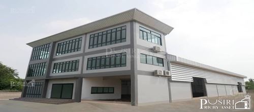 ขายโรงงานสวย สไตล์โมเดิร์น 1 ไร่ เงียบสงบ อยู่หลังสุดท้าย บรรยากาศดี ด้านข้างติดคลองพร้อมเขื่อนและรั้วคอนกรีต เดินทางสะดวกใกล้ทั้ง ถ.เศรษฐกิจ และ สายใยรัก - KK3241S