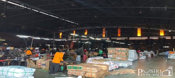 ขายโรงงานพลาสติก 7 ไร่ ตัวโรงงานโปร่งโล่ง 3,660 ตร.ม. รับโหลดถึง 5 ตัน/ตร.ม. พร้อมสำนักงาน และมีพื้นที่ว่าง ใกล้พระราม 2 ซอยสาริน โคกขาม - KK0917S