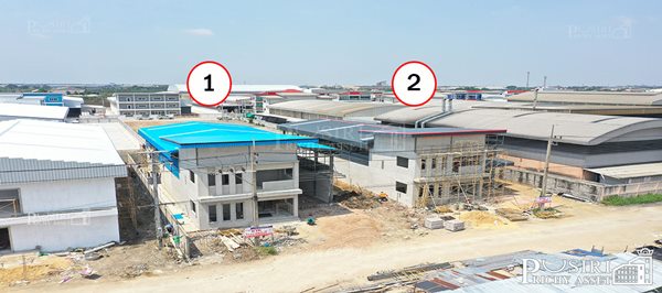ขายโรงงานโมเดิร์น ขนาดกระทัดรัด 227 ตารางวา ราคาพิเศษ เพียง 9.9 ล้าน พร้อมออฟฟิต 2ชั้น พื้นที่ 554 ตร.ม. มี 2หลัง ใกล้ ถ.เศรษฐกิจ 1 - KK4938S