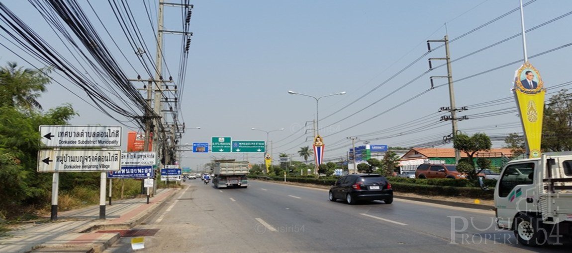 ขาย/เช่า ที่ดินอุตสาหกรรมสีม่วงแท้ 100 % พร้อมคลังสินค้า และสำนักงาน บนที่ดิน 13ไร่เศษ ใกล้ถนนเศรษฐกิจไม่ถึง 1 กิโล ถนนกว้างตลอดทาง - KK1712S