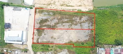 ขายที่สวย สร้างโรงงาน 3 ไร่เศษ 2 แปลง สุดท้ายของโครงการ เป็นส่วนตัวถมพร้อมใช้ อยู่พันท้ายใกล้เส้นสาริน - KK3608S